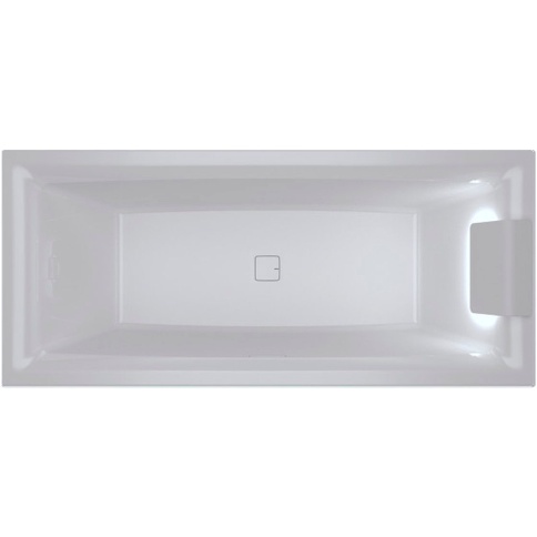 B099003005 Ванна STILL SQUARE 180x80 подголовник с подсветкой справа RIHO фото 1