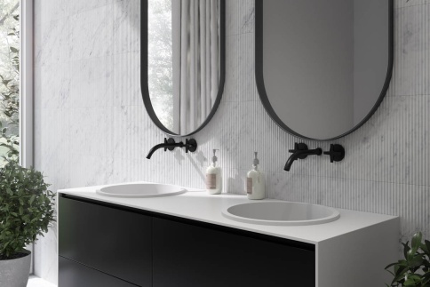 1.02.015.11.3 URAN Раковина врезная 41x41 Soft Rock Color палитра RAL HOLBI фото 3