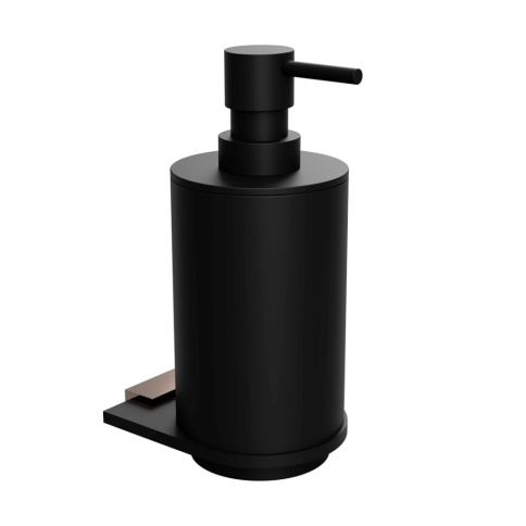 108109010 GALLA Дозатор для жидкого мыла 230 мл черный - розовое золото BEMETA фото 1