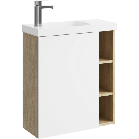 CMPSL.06.04.D Умывальник COMPACT SLIM 600 белый AQWELLA фото 3