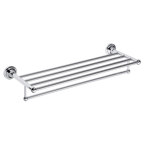 144302092 RETRO Полочка для полотенец 600 мм хром BEMETA фото 1