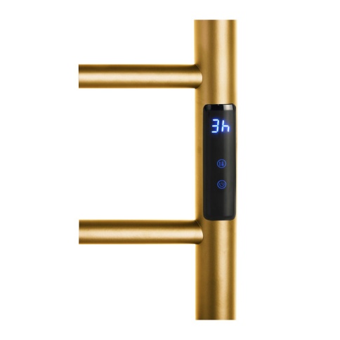 704153085 Электрический полотенцесушитель 560х370мм 63W золото матовое BEMETA фото 3