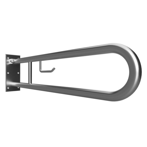 301102282 Опорный U- образный поручень с держателем рулона 813 мм сталь шлифованная BEMETA фото 1