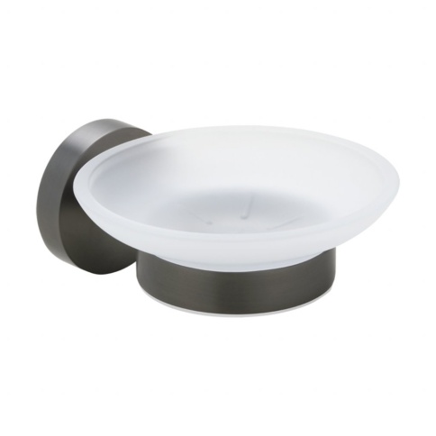 156108042 GRAPHIT Мыльница стеклянная графит матовый BEMETA фото 1