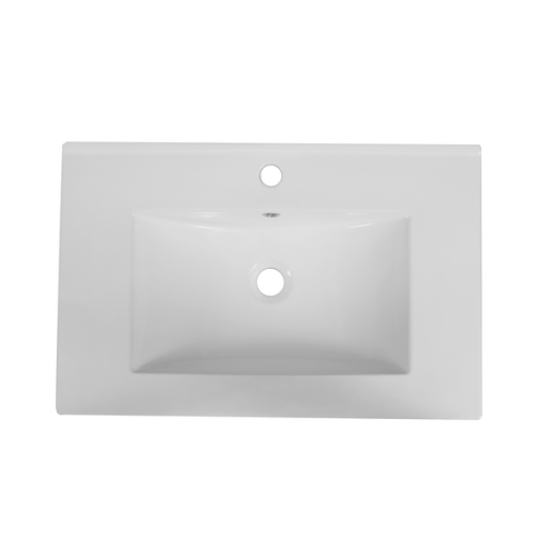 NS2001-70 Раковина накладная  70см белая OLIVEEKA фото 2