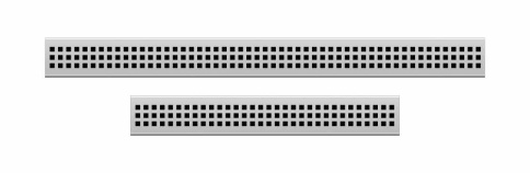 SZA1550 Душевой лоток с решеткой 55см из нержавеющей стали DESIGN1 PLASTBRNO фото 2