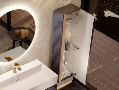 Fil.04.120/P/A/JR Пенал Filoro 120 подвесной антрацит JORNO фото 4