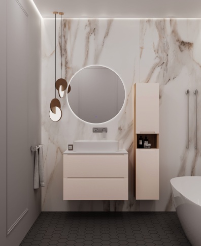 ZD60 Зеркало круглое 60см с фоновой подсветкой фото 4