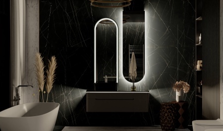 Shi.02.48/A Зеркало Shine 48 с подсветкой - JORNO фото 2