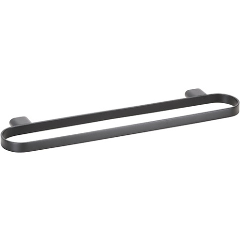 167104400 ORGANIC BLACK Полотенцедержатель двойной черный матовый BEMETA фото 1