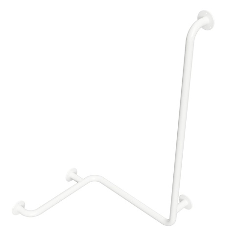 301122024 Пopучeнь для душa c вepтикaльным плeчoм правый белый BEMETA фото 1