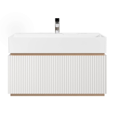 Fil.01.90/P/W/JR Тумба Filoro 90 подвесная белый JORNO фото 2