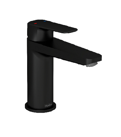 E5618 Смеситель для раковины Quars черный TESKA фото 1