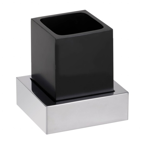 145411012 GAMMA Настенный держатель зубных щеток, черный/хром BEMETA фото 1