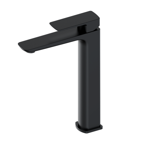 OL-239003-MB D-LINE Смеситель для раковины высокий черный матовый OLIVEEKA фото 1