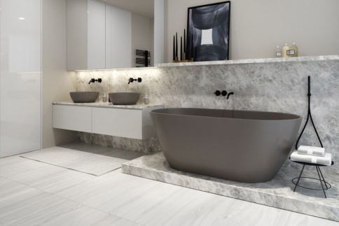 1.01.002.11.3 VENUS NEW Ванна 158x79 Soft Rock Color палитра RAL HOLBI фото 3