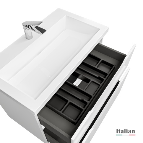 Pro.01.80/P/W/JR Тумба Puro 80 белый JORNO фото 9