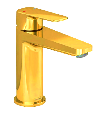 E5617 Смеситель для раковины Quars золото TESKA фото 1