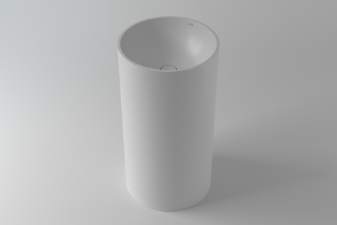 1.02.019.11.1 ANDROMEDA Раковина напольная 44х44 Soft Rock Белый матовый HOLBI фото 1