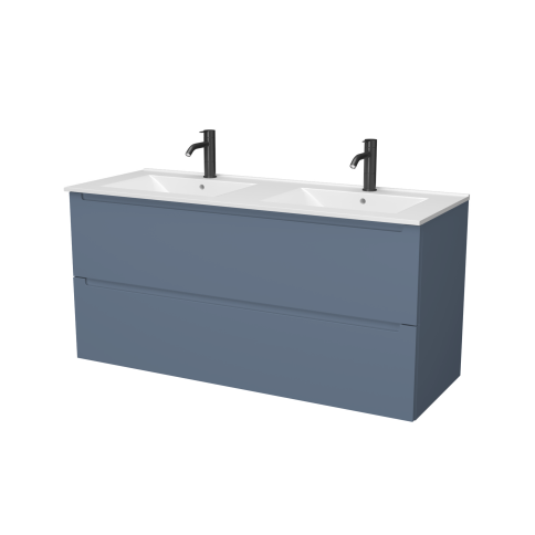 D120S Тумба под раковину/столешницу Дион 120 Серо-синий (RAL 5014) фото 1