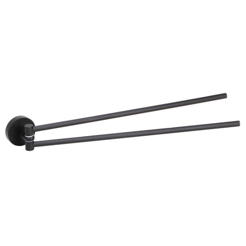 104204190 DARK Полотенцедержатель двойной поворотный, черный BEMETA фото 1