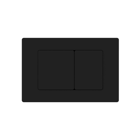 OL-E12-MB Панель смыва (металл) черный матовый OLIVEEKA фото 1