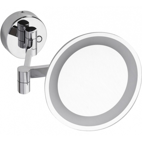 116101802 Косметическое зеркало d.200 мм с подсветкой LED (сенсорное) хром BEMETA фото 1