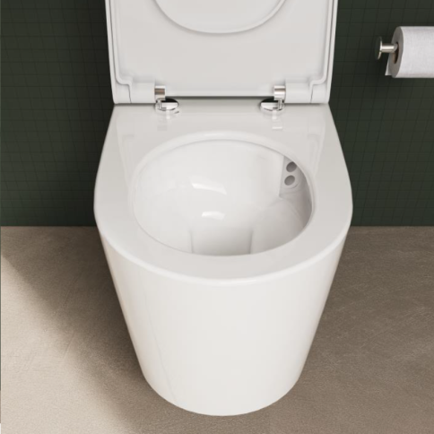 7870B403-0075 Nest Quantum flush Подвесной безободковый унитаз без сиденья фото 4