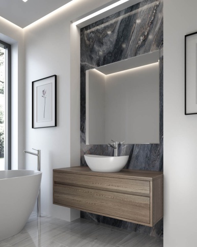 1.02.005.11.1 EUROPE Раковина 54x33 Soft Rock Белый матовый HOLBI фото 2