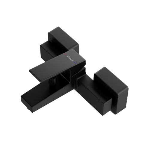 A4352036EXP Minimax Square Смеситель для ванны (без душевого гарнитура) черный матовый VITRA фото 2