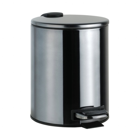 159315013 HEMATIT Ведро с лифтом 5 л антрацит глянец BEMETA фото 1