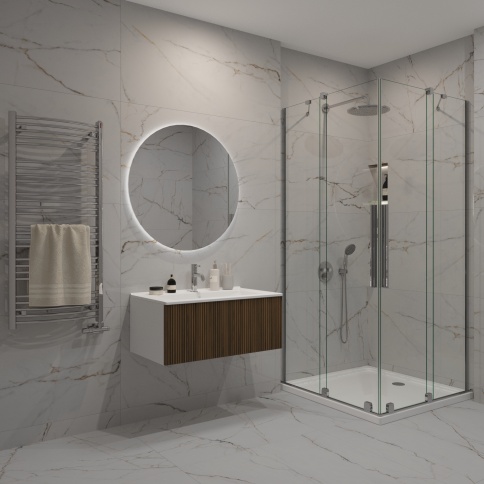 K100BT Тумба под раковину/столешницу Кито 100 Белый/Тростник фото 4