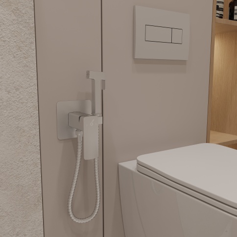 OL-829003-CR D-LINE Гигиенический душ со смесителем хром OLIVEEKA фото 2