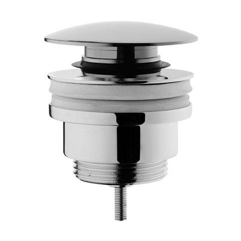 A45149 Донный клапан Click-Clack для раковин с переливом хром VITRA фото 1