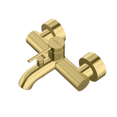 A4354825EXP Minimax Round Смеситель для ванны (без душевого гарнитура) золото брашированное VITRA фото 2