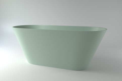 1.01.006.11.3 SELENA Ванна 161x68 Soft Rock Color палитра RAL HOLBI фото 1