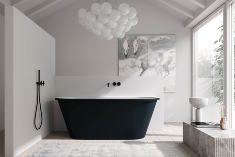 1.01.003.11.2 GALATEA Ванна 170x77 Soft Rock Duo палитра RAL HOLBI фото 3