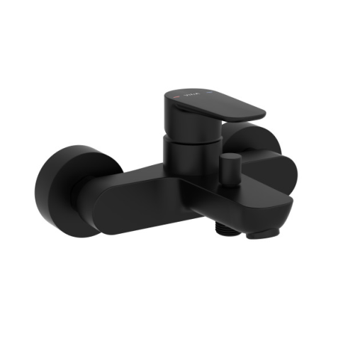 A4294636EXP Flow Soft Смеситель для ванны черный матовый VITRA фото 1