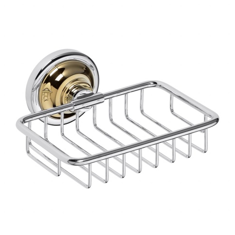 144208168 RETRO Мыльница золото/хром BEMETA фото 1