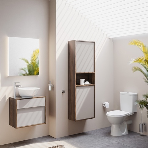 9845B099-7201 NORD Унитаз с бачком и сиденьем микролифт из термопласта NORM (VITRA) фото 2