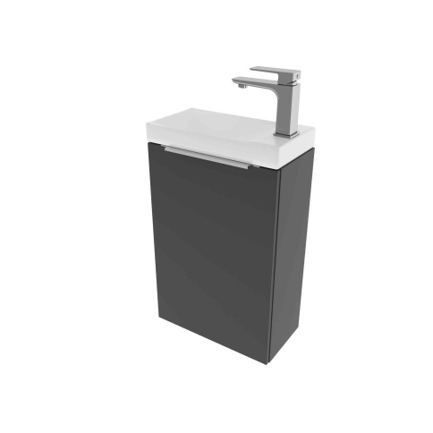 MS40G Тумба под раковину Монови Слим 40 Антрацит фото 1