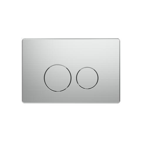 OL-R22-BN Панель смыва (металл) брашированный никель OLIVEEKA фото 1