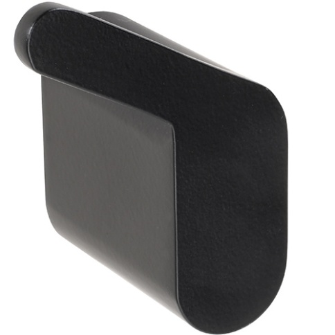 167106190L ORGANIC BLACK Крючок, левый черный матовый BEMETA фото 1