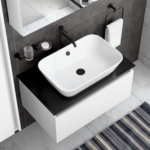 A4353436EXP Minimax Round Смеситель для раковины-чаши (высокий) черный матовый VITRA фото 5