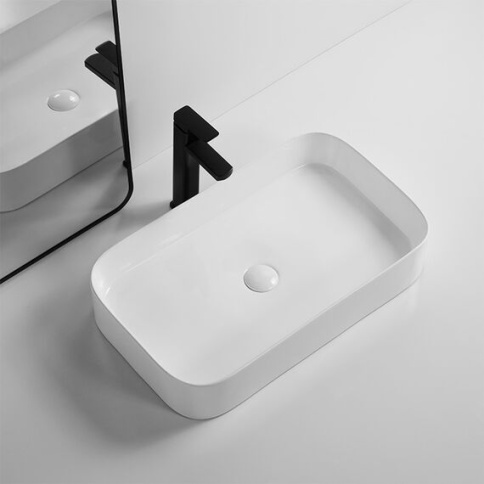 9690A Раковина-чаша 56х38см белая OLIVEEKA фото 2