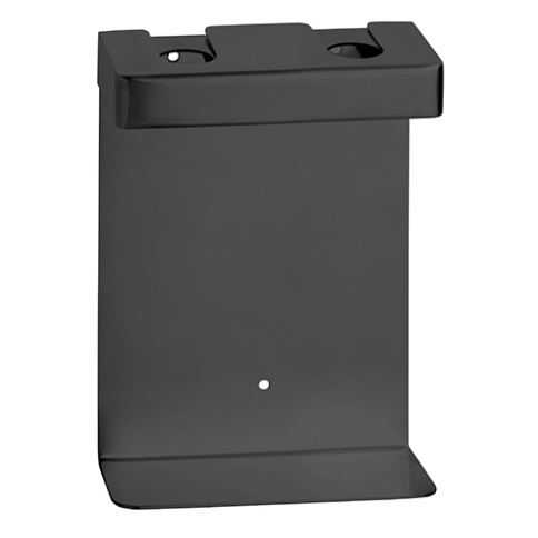 146109460 HOTEL Двойной держатель дозатора мыла квадратный черный матовый BEMETA фото 1