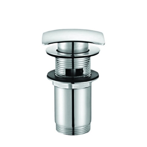 EUVCR05 Выпуск Click-Clack для раковины с переливом (латунь) хром PLASTBRNO фото 1