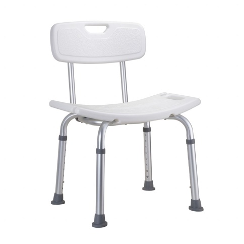 353125123 Стул для душа со спинкой белый BEMETA фото 1
