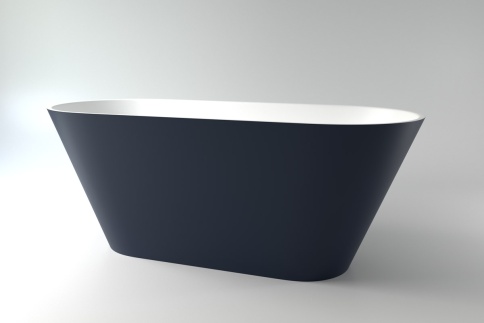 1.01.006.11.2 SELENA Ванна 161x68 Soft Rock Duo палитра RAL HOLBI фото 1