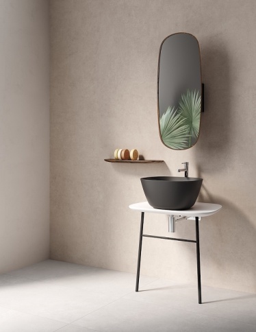 7811B483-0016 Plural Раковина-чаша 45 см высокая черная матовая VITRA фото 2